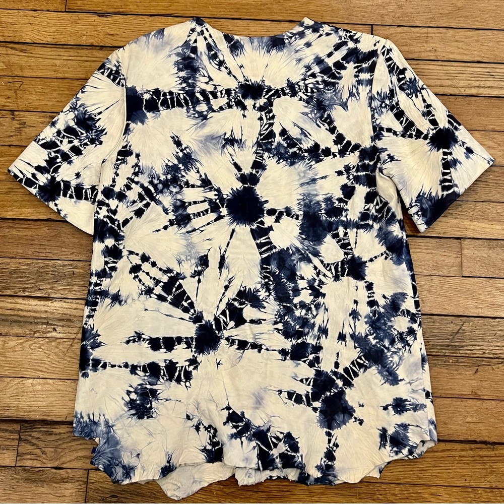 ALEXANDER WANG Lambskin Tie-Dye leather Top Size 4 - Picture 10 of 10